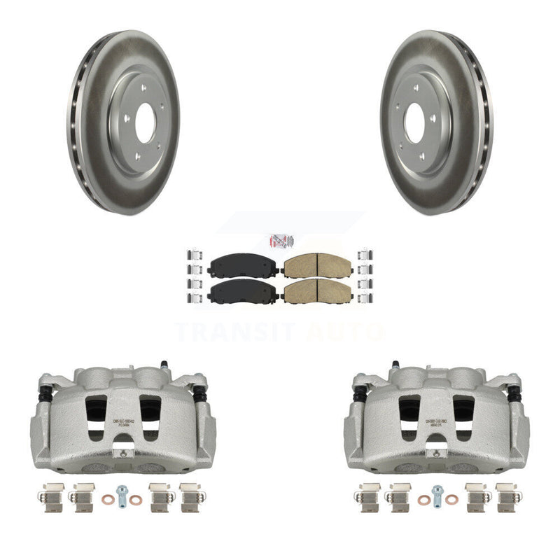 Transit Auto KCG-100502N Disc Brake Kit for 2017-2024 Chrysler Grand Caravan, Chrysler Pacifica, Chrysler Voyager & more - Front product image
