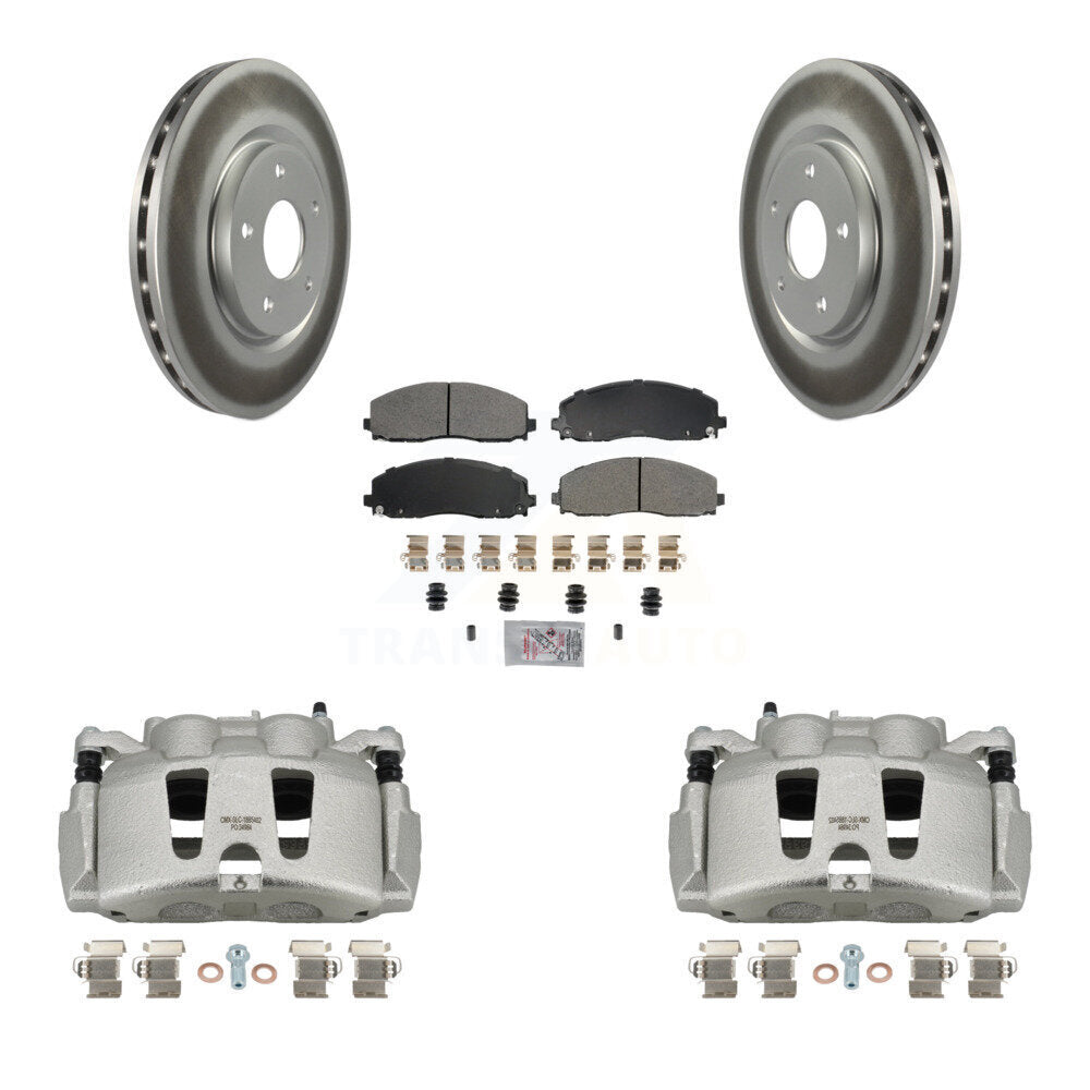 Transit Auto KCG-100503N Disc Brake Kit for 2017-2024 Chrysler Grand Caravan, Chrysler Pacifica, Chrysler Voyager & more - Front product image