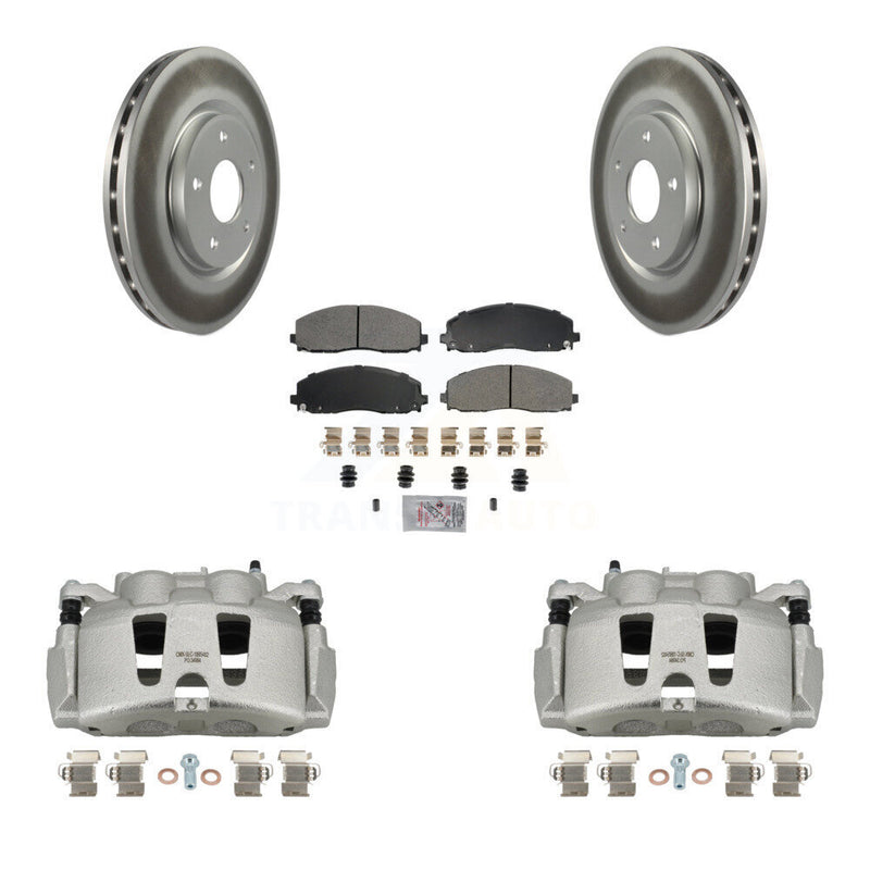 Transit Auto KCG-100503N Disc Brake Kit for 2017-2024 Chrysler Grand Caravan, Chrysler Pacifica, Chrysler Voyager & more - Front product image