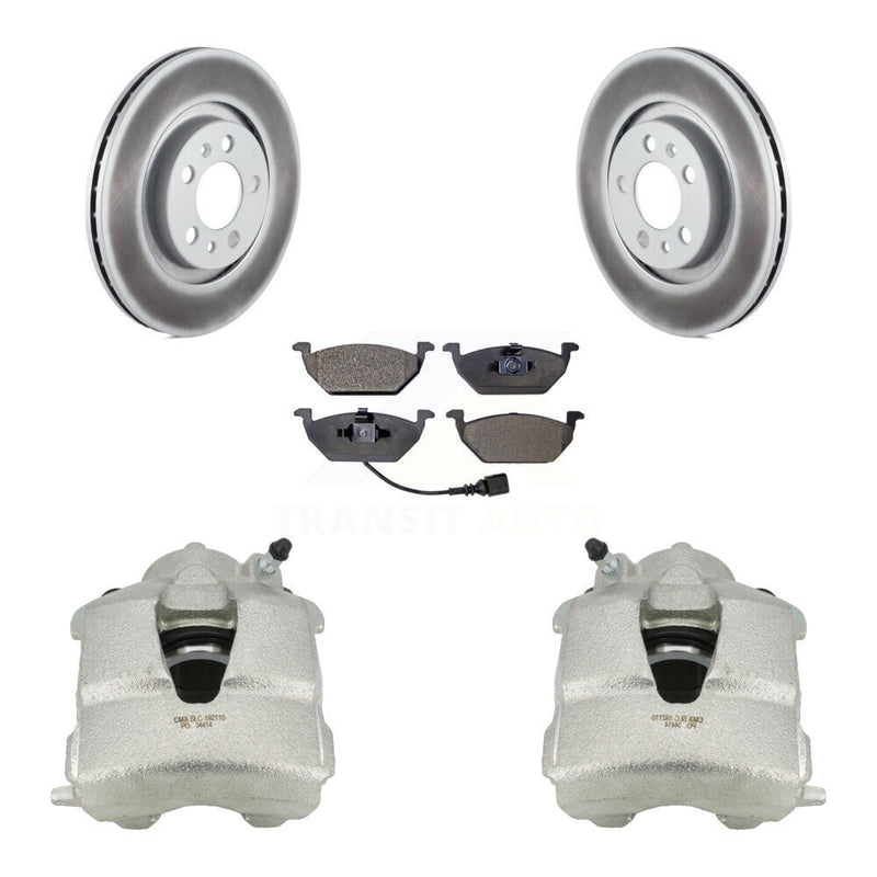 Transit Auto KCG-100506T Disc Brake Kit for 1998-2010 Volkswagen Golf City, Volkswagen Jetta City, Volkswagen Beetle & more - Front product image