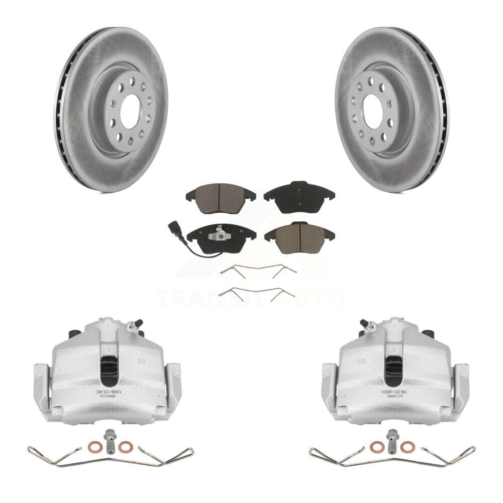 Transit Auto KCG-100507C Disc Brake Kit for 2006-2019 Volkswagen Beetle, Volkswagen Jetta, Audi A3 & more - Front product image