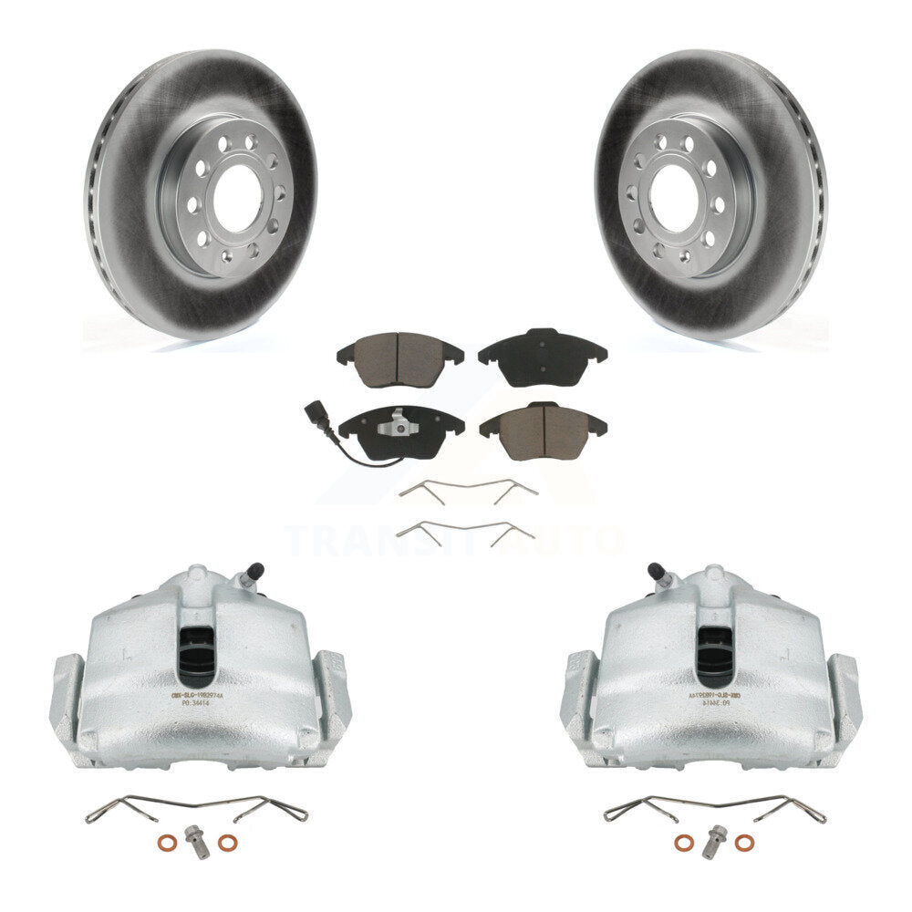 Transit Auto KCG-100508C Disc Brake Kit for 2006-2016 Volkswagen Jetta, Volkswagen Beetle, Volkswagen Golf & more - Front product image