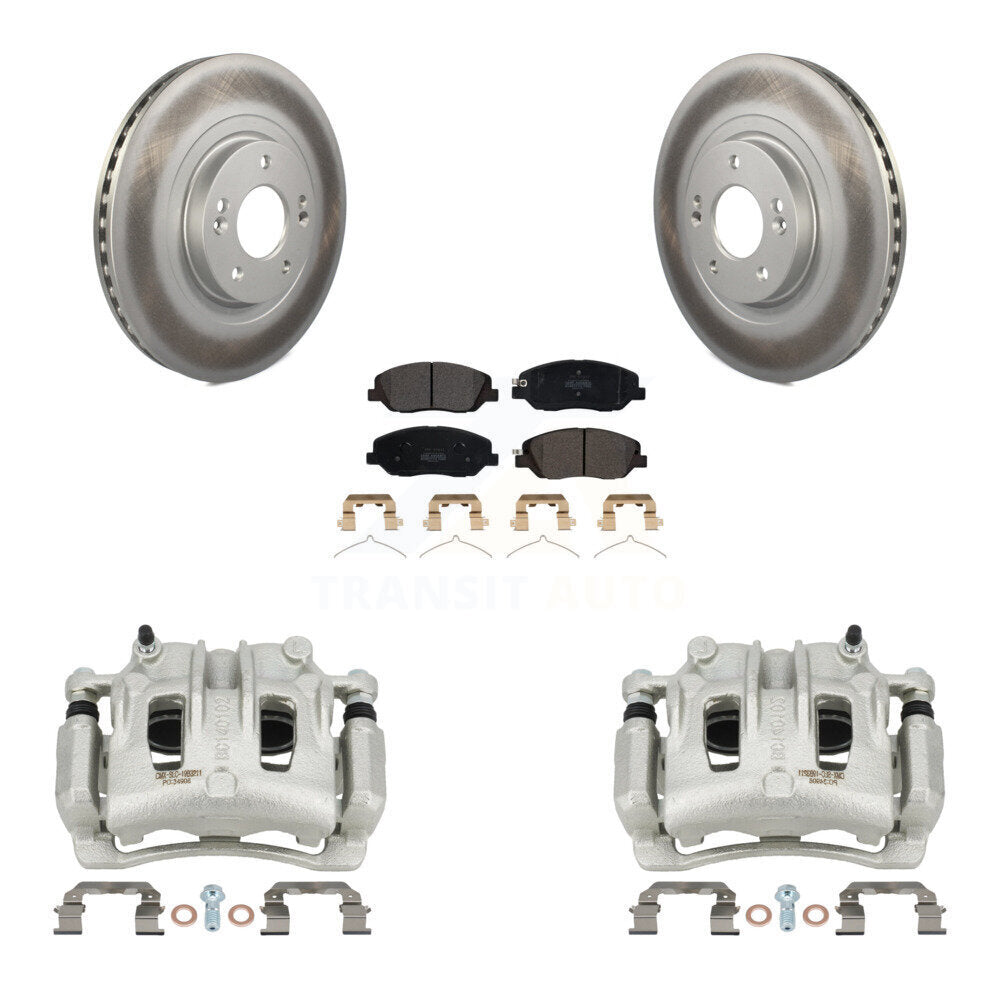 Transit Auto KCG-100508P Disc Brake Kit for 2017-2019 Hyundai Santa Fe, Hyundai Santa Fe XL - Front product image