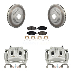 Transit Auto KCG-100508P Disc Brake Kit for 2017-2019 Hyundai Santa Fe, Hyundai Santa Fe XL - Front product image