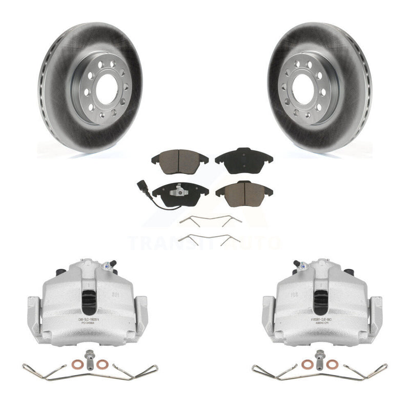 Transit Auto KCG-100509C Disc Brake Kit for 2006-2019 Volkswagen Beetle, Volkswagen Jetta, Volkswagen Golf & more - Front product image