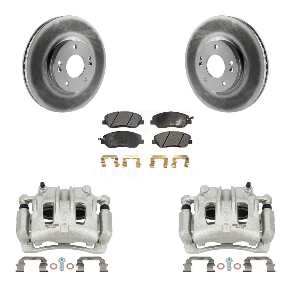 Transit Auto KCG-100509P Disc Brake Kit for 2007-2009 Hyundai Santa Fe - Front product image