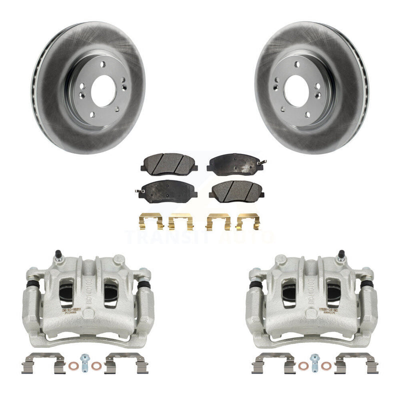 Transit Auto KCG-100509P Disc Brake Kit for 2007-2009 Hyundai Santa Fe - Front product image