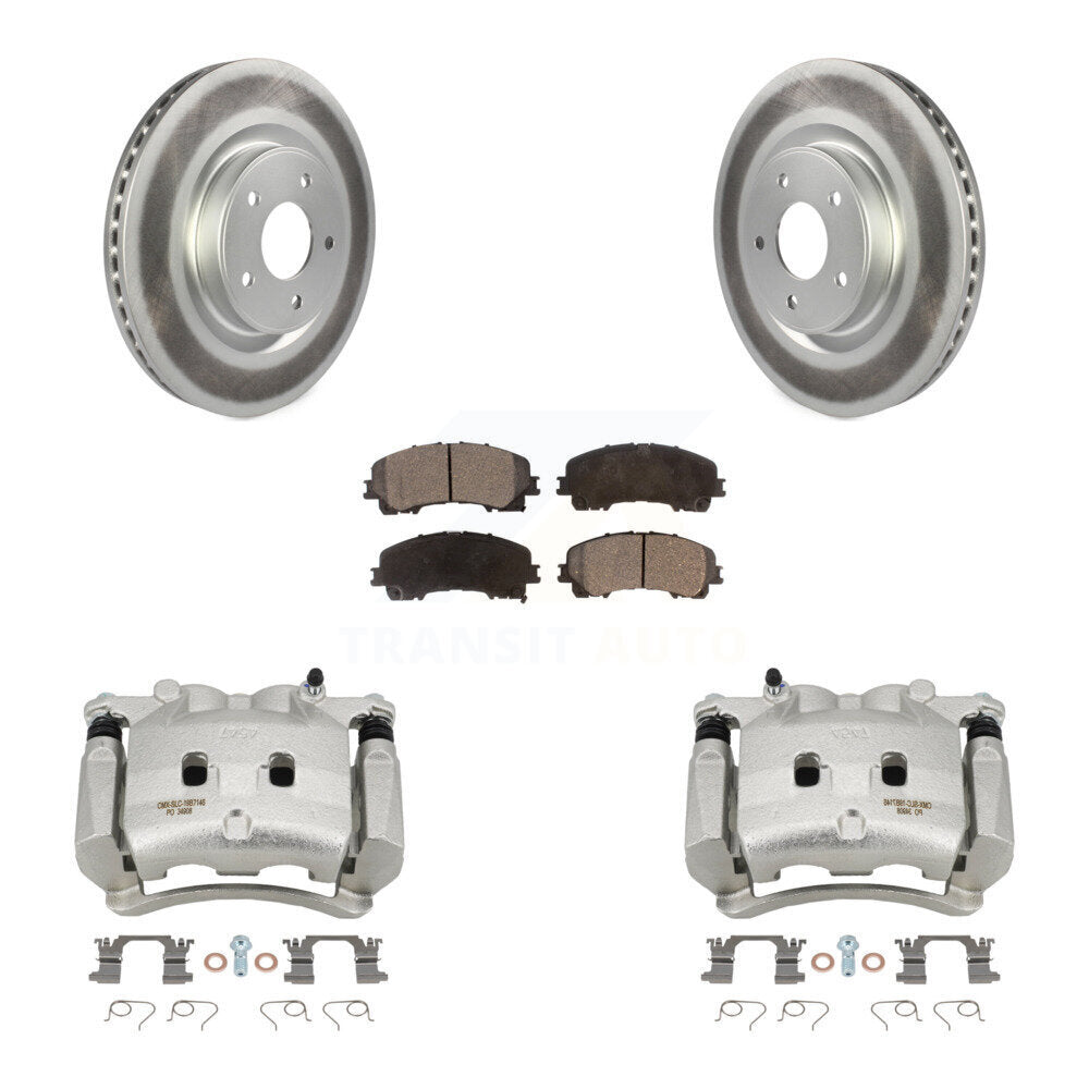 Transit Auto KCG-100510P Disc Brake Kit for 2014-2024 INFINITI Q60, INFINITI QX50, INFINITI Q50 - Front product image