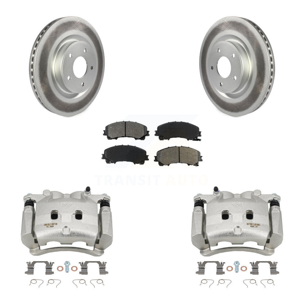Transit Auto KCG-100511S Disc Brake Kit for 2014-2024 INFINITI Q60, INFINITI QX50, INFINITI Q50 - Front product image