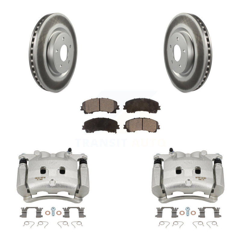 Transit Auto KCG-100512P Disc Brake Kit for 2014-2019 Nissan Rogue - Front product image