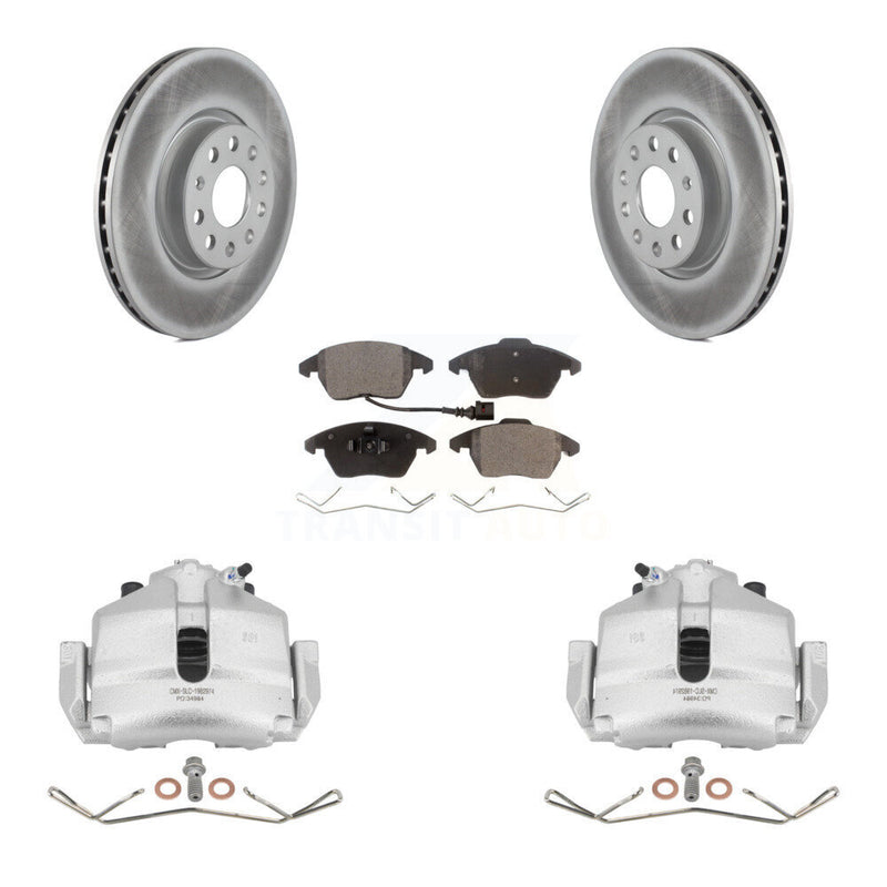 Transit Auto KCG-100514T Disc Brake Kit for 2006-2019 Volkswagen Beetle, Volkswagen Jetta, Audi A3 & more - Front product image
