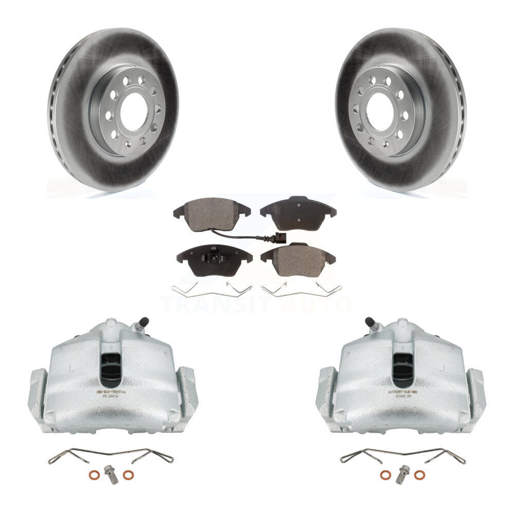 Transit Auto KCG-100515T Disc Brake Kit for 2006-2016 Volkswagen Jetta, Volkswagen Beetle, Volkswagen Golf & more - Front product image