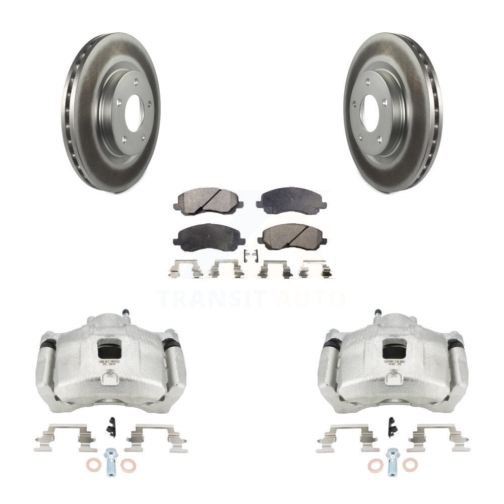 Transit Auto KCG-100516P Disc Brake Kit for 2007-2017 Chrysler 200, Dodge Avenger, Dodge Caliber & more - Front product image