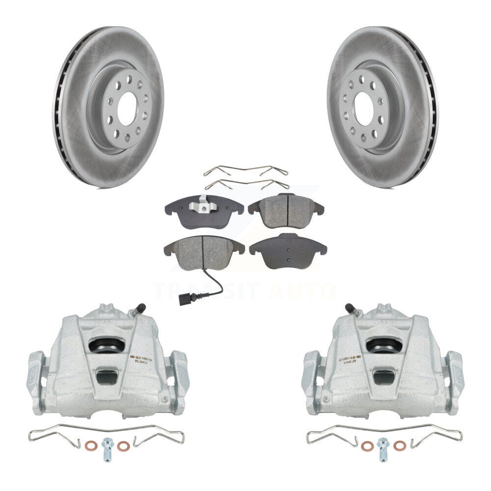 Transit Auto KCG-100516S Disc Brake Kit for 2009-2020 Volkswagen Tiguan Limited, Audi Q3, Audi Q3 Quattro & more - Front product image