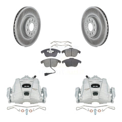 Transit Auto KCG-100516S Disc Brake Kit for 2009-2020 Volkswagen Tiguan Limited, Audi Q3, Audi Q3 Quattro & more - Front product image