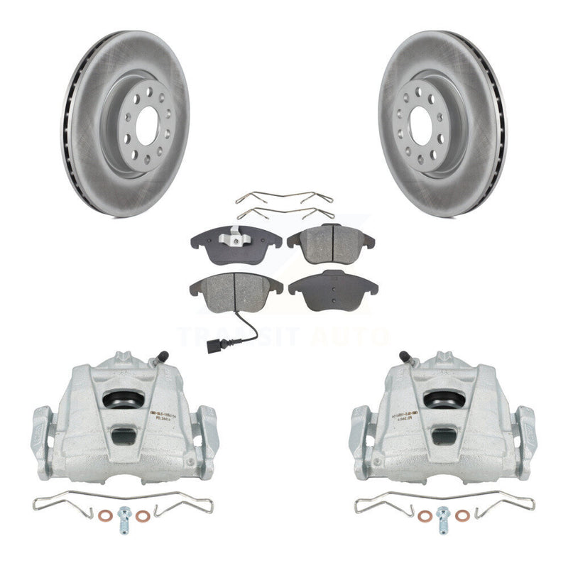 Transit Auto KCG-100516S Disc Brake Kit for 2009-2020 Volkswagen Tiguan Limited, Audi Q3, Audi Q3 Quattro & more - Front product image
