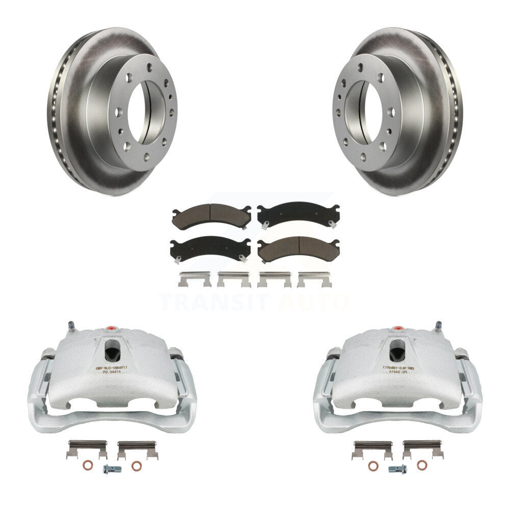 Transit Auto KCG-100519C Disc Brake Kit for 2001-2020 Chevrolet Express 4500, GMC Savana 4500, GMC Sierra 3500 Classic & more - Front product image