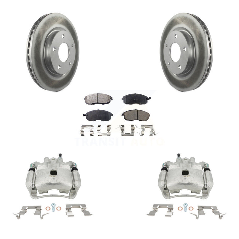 Transit Auto KCG-100522P Disc Brake Kit for 2013-2019 Nissan Sentra - Front product image