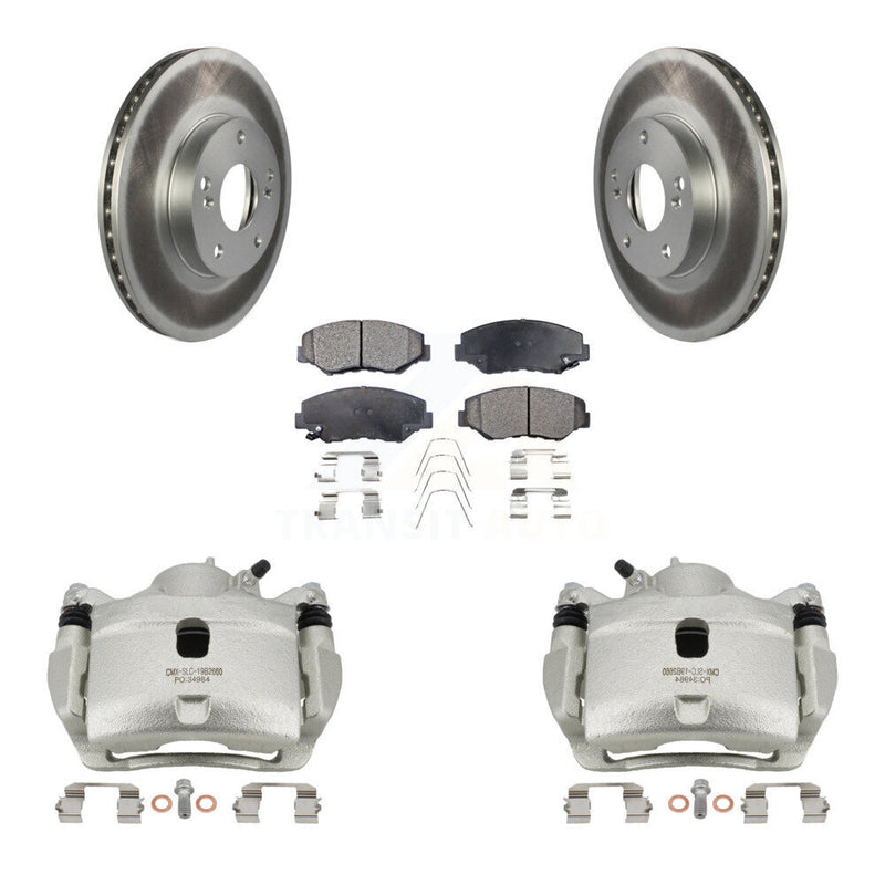 Transit Auto KCG-100525P Disc Brake Kit for 2005-2017 Honda CR-Z, Honda Civic, Acura ILX & more - Front product image