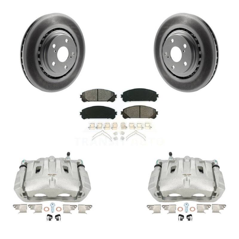 Transit Auto KCG-100525S Disc Brake Kit for 2010-2020 Toyota Highlander, Toyota Sienna, Lexus RX350 - Front product image