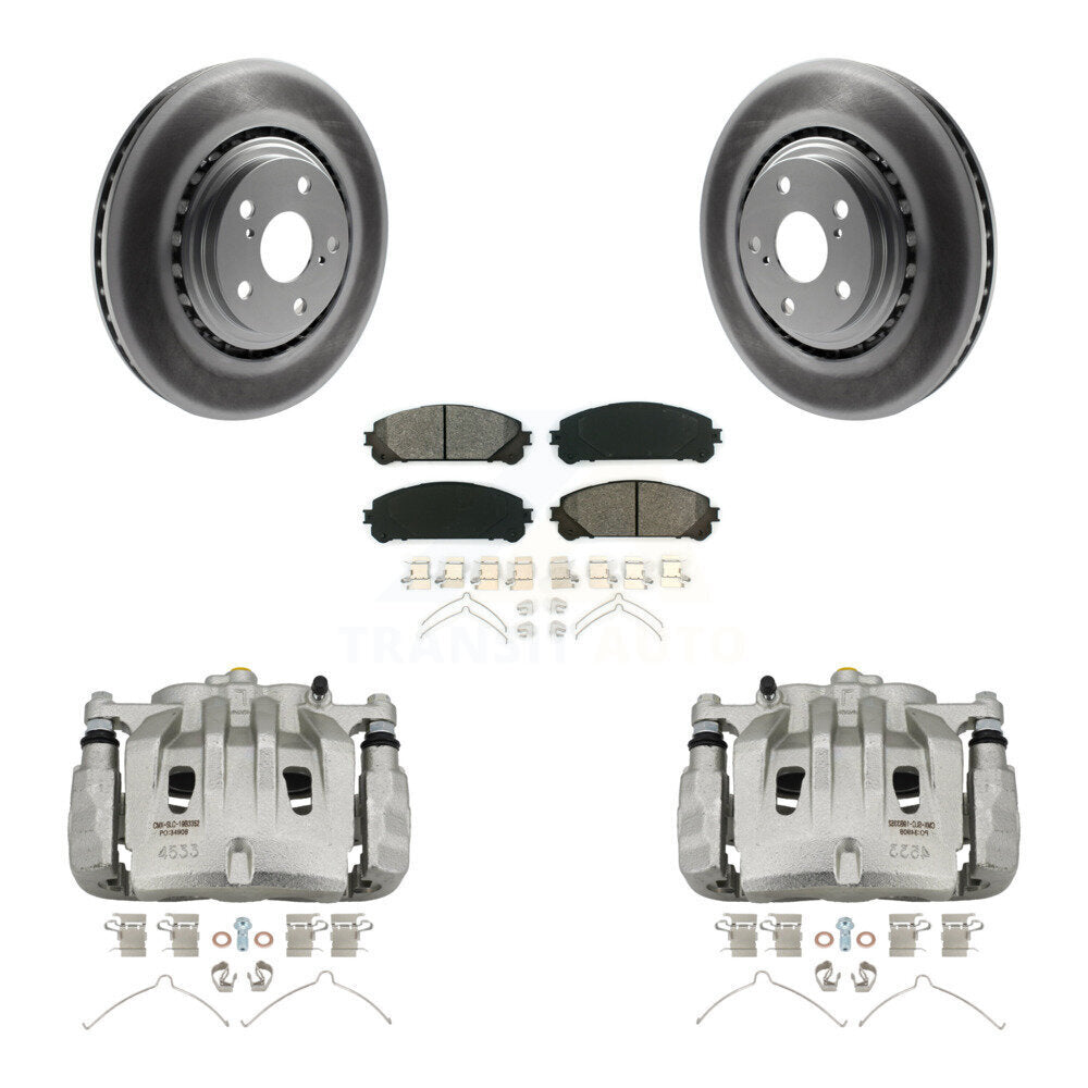 Transit Auto KCG-100526S Disc Brake Kit for 2008-2021 Lexus NX300, Lexus NX200t, Lexus NX300h & more - Front product image
