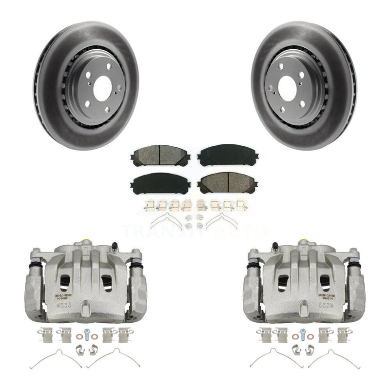 Transit Auto KCG-100526S Disc Brake Kit for 2008-2021 Lexus NX300, Lexus NX200t, Lexus NX300h & more - Front product image
