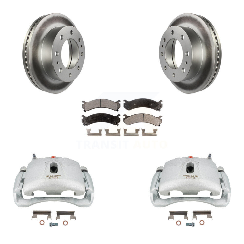 Transit Auto KCG-100526T Disc Brake Kit for 2001-2020 Chevrolet Express 4500, GMC Savana 4500, GMC Sierra 3500 Classic & more - Front product image