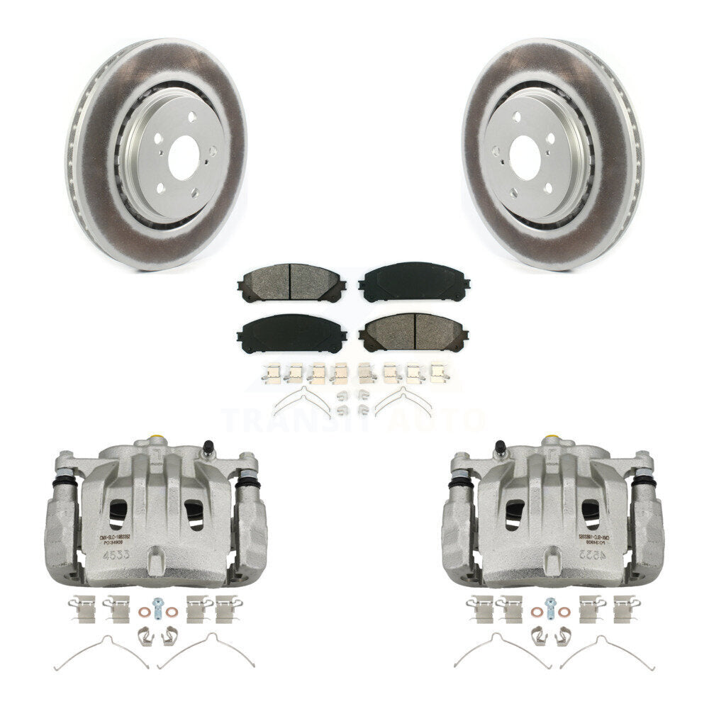 Transit Auto KCG-100527S Disc Brake Kit for 2022 Lexus NX250, Lexus NX350, Lexus NX350h - Front product image