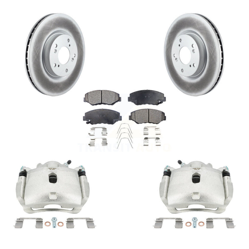 Transit Auto KCG-100528P Disc Brake Kit for 2012-2015 Acura ILX, Honda Civic - Front product image