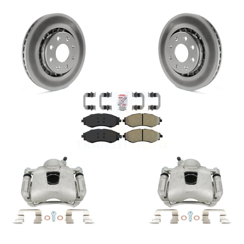 Transit Auto KCG-100529N Disc Brake Kit for 2004-2016 Chevrolet Spark EV, Chevrolet Spark, Pontiac G3 & more - Front product image