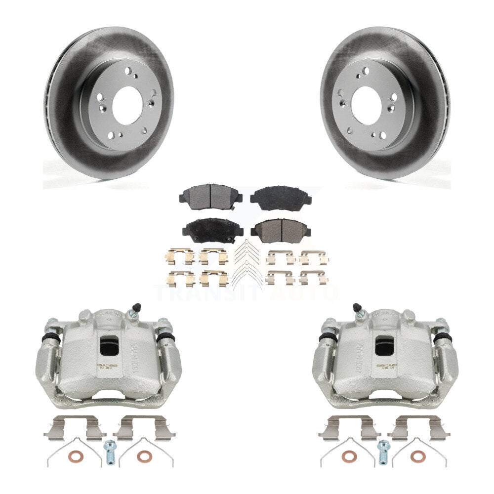 Transit Auto KCG-100529P Disc Brake Kit for 2012-2015 Acura ILX, Honda Civic - Front product image