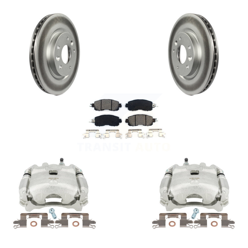 Transit Auto KCG-100536S Disc Brake Kit for 2015-2017 Nissan LEAF - Front product image