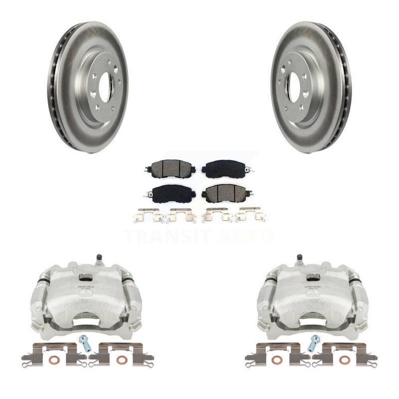 Transit Auto KCG-100536S Disc Brake Kit for 2015-2017 Nissan LEAF - Front product image