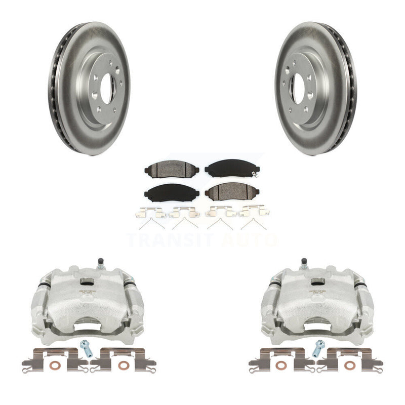 Transit Auto KCG-100537S Disc Brake Kit for 2015 Nissan LEAF - Front product image