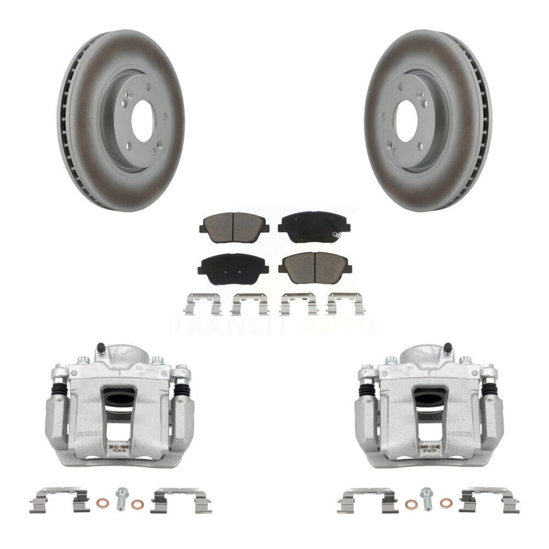 Transit Auto KCG-100538C Disc Brake Kit for 2011-2016 Kia Optima, Hyundai Sonata - Front product image