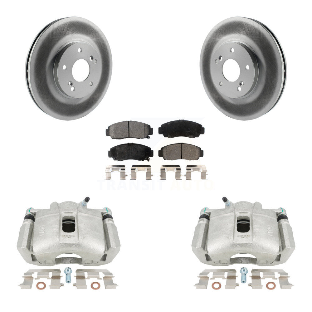 Transit Auto KCG-100539P Disc Brake Kit for 1999-2010 Honda Accord, Acura TL, Acura TSX & more - Front product image