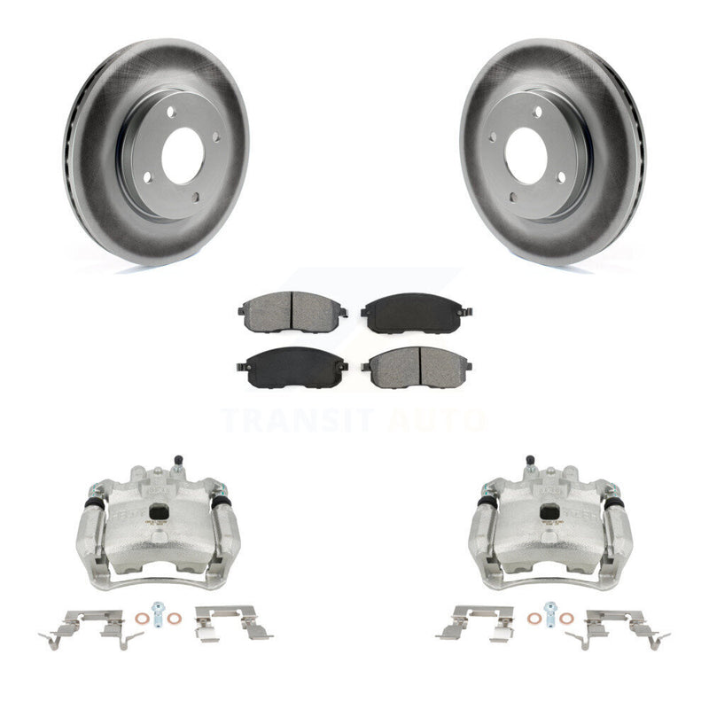 Transit Auto KCG-100539S Disc Brake Kit for 2007-2012 Nissan Sentra - Front product image