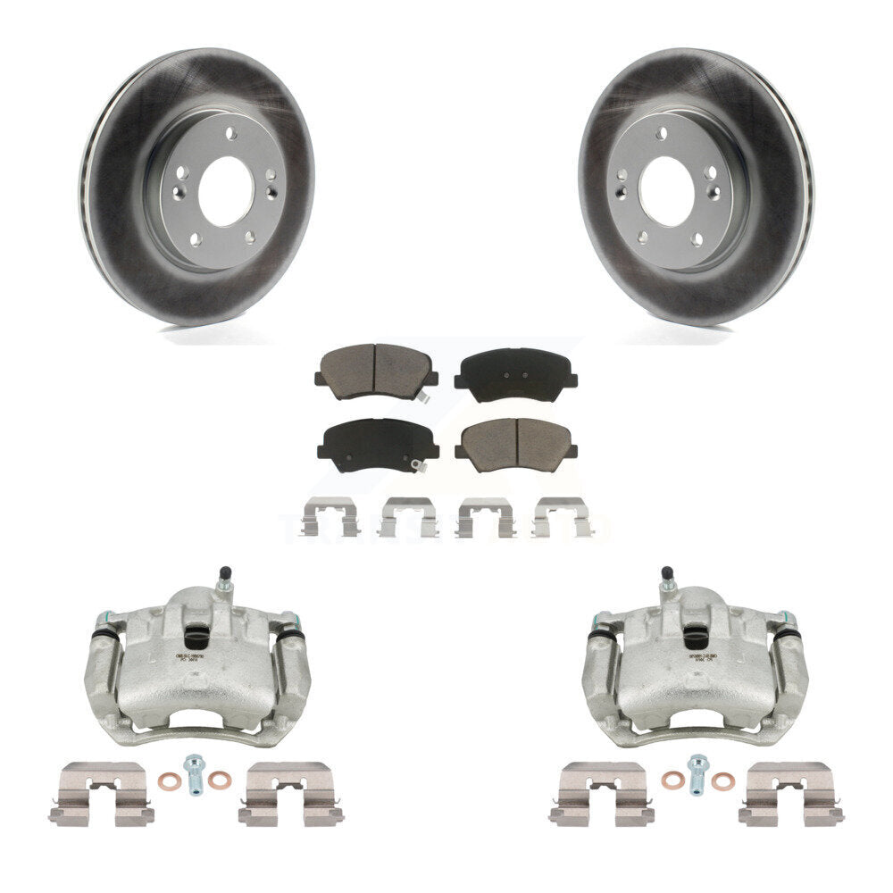 Transit Auto KCG-100543C Disc Brake Kit for 2013-2016 Hyundai Elantra GT, Kia Forte, Kia Forte5 & more - Front product image