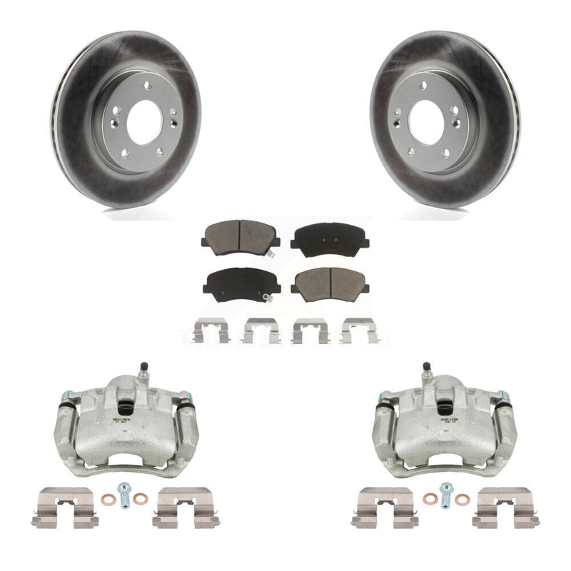 Transit Auto KCG-100543C Disc Brake Kit for 2013-2016 Hyundai Elantra GT, Kia Forte, Kia Forte5 & more - Front product image