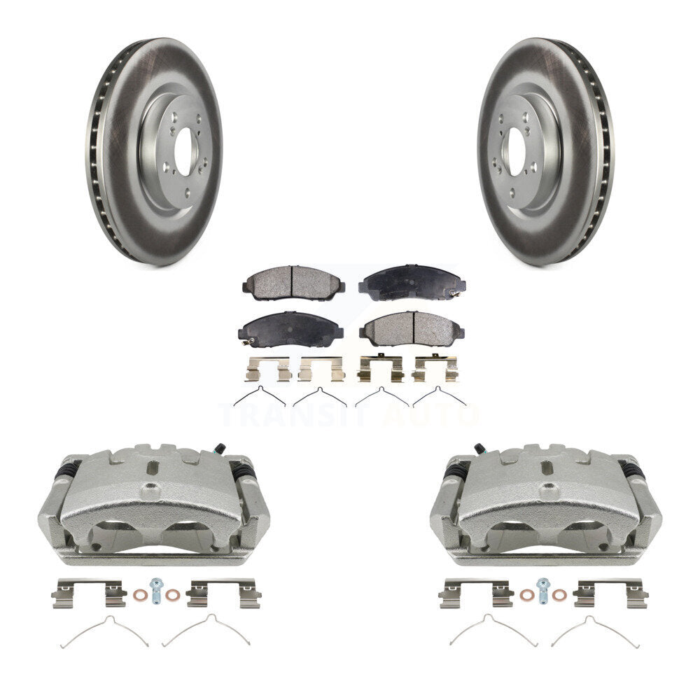 Transit Auto KCG-100545P Disc Brake Kit for 2009-2015 Honda Pilot - Front product image