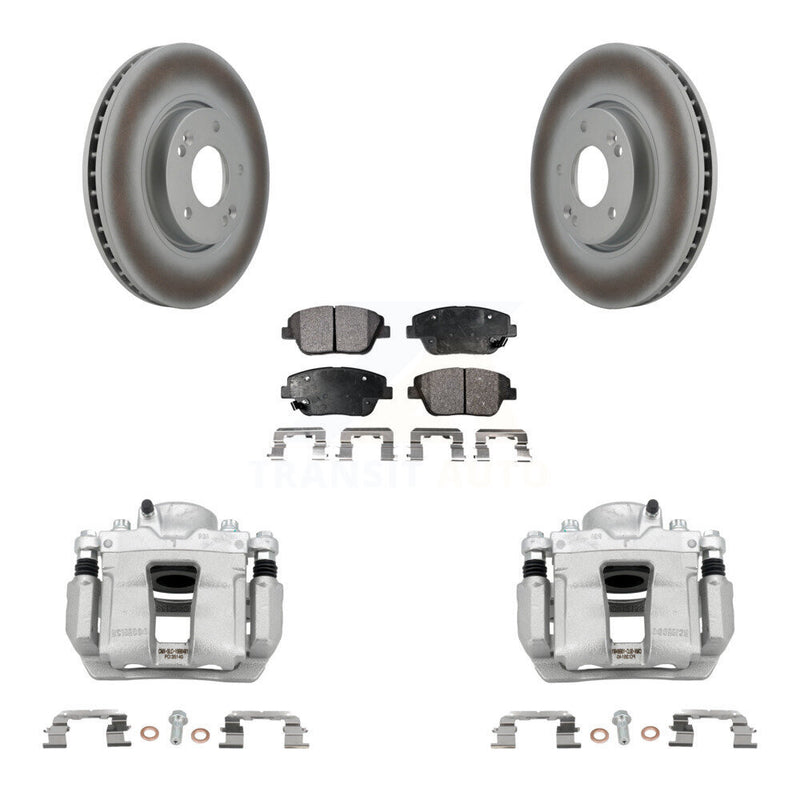 Transit Auto KCG-100545T Disc Brake Kit for 2011-2016 Kia Optima, Hyundai Sonata - Front product image