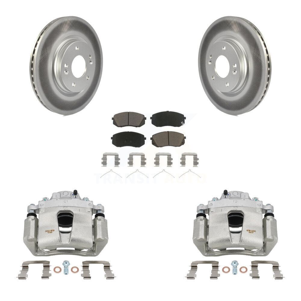 Transit Auto KCG-100546C Disc Brake Kit for 2016-2022 Kia Optima, Hyundai Kona Electric, Kia Niro EV & more - Front product image