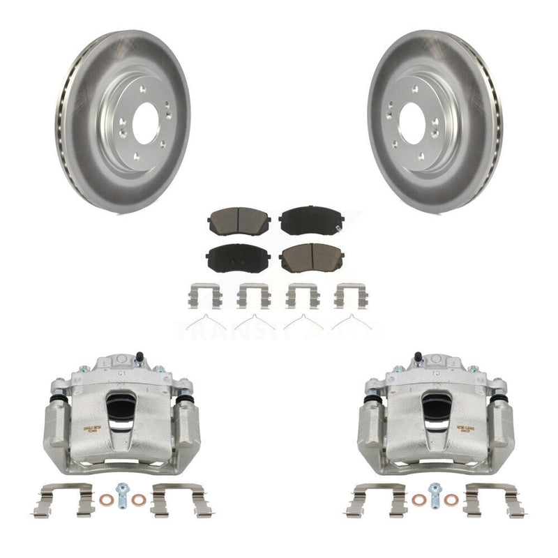 Transit Auto KCG-100546C Disc Brake Kit for 2016-2022 Kia Optima, Hyundai Kona Electric, Kia Niro EV & more - Front product image
