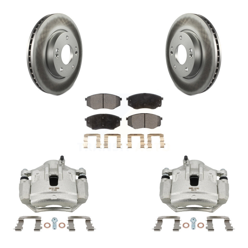 Transit Auto KCG-100547T Disc Brake Kit for 2010-2012 Kia Sportage, Hyundai Tucson - Front product image