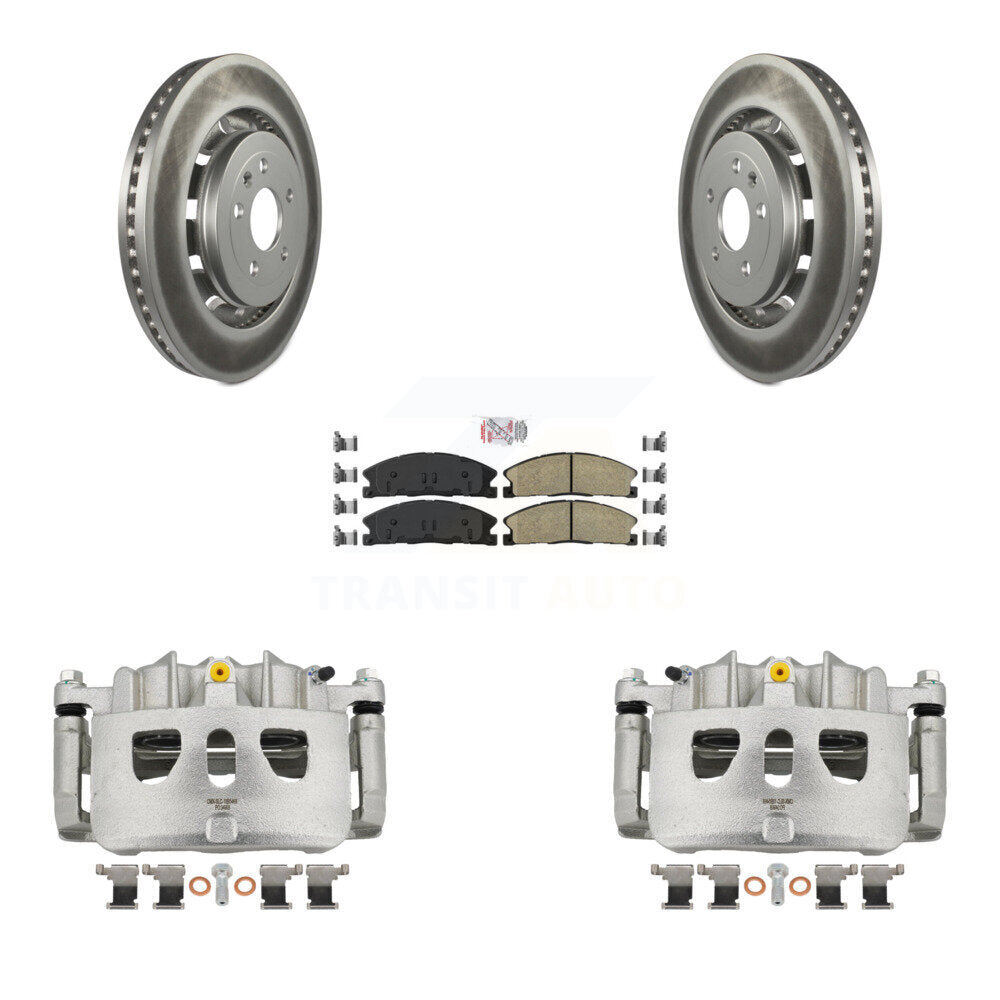 Transit Auto KCG-100548N Disc Brake Kit for 2013-2019 Ford Taurus, Ford Explorer, Ford Special Service Police Sedan & more - Front product image