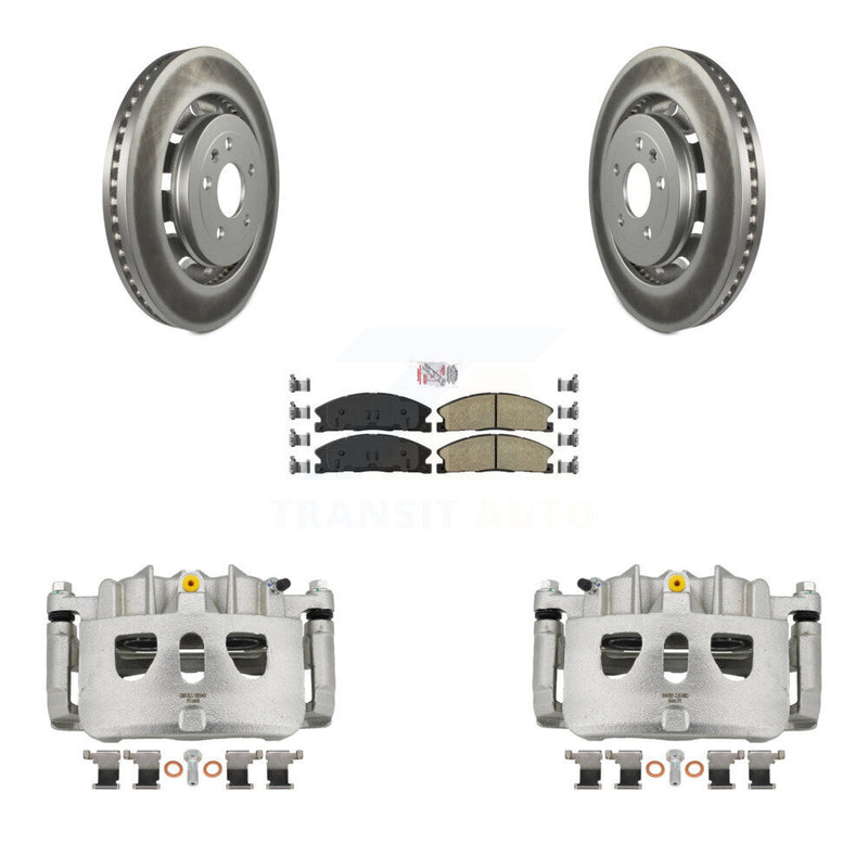 Transit Auto KCG-100548N Disc Brake Kit for 2013-2019 Ford Taurus, Ford Explorer, Ford Special Service Police Sedan & more - Front product image