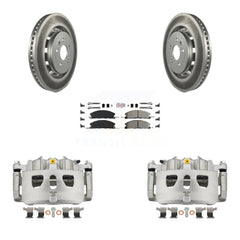 Transit Auto KCG-100550N Disc Brake Kit for 2013-2019 Ford Taurus, Ford Explorer, Ford Special Service Police Sedan & more - Front product image