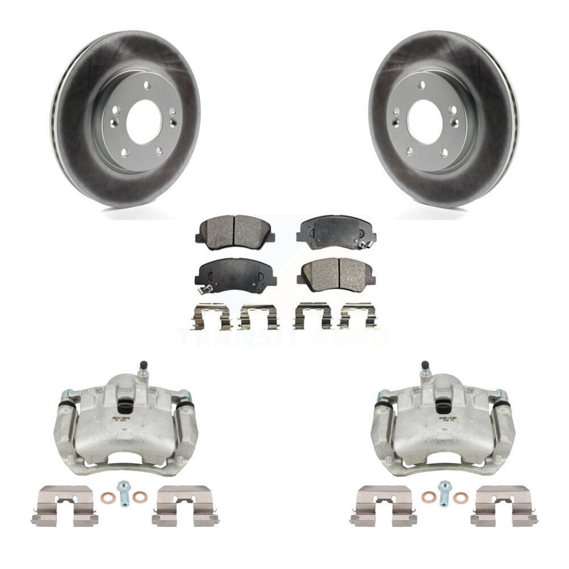 Transit Auto KCG-100550T Disc Brake Kit for 2013-2016 Hyundai Elantra GT, Kia Forte, Kia Forte5 & more - Front product image