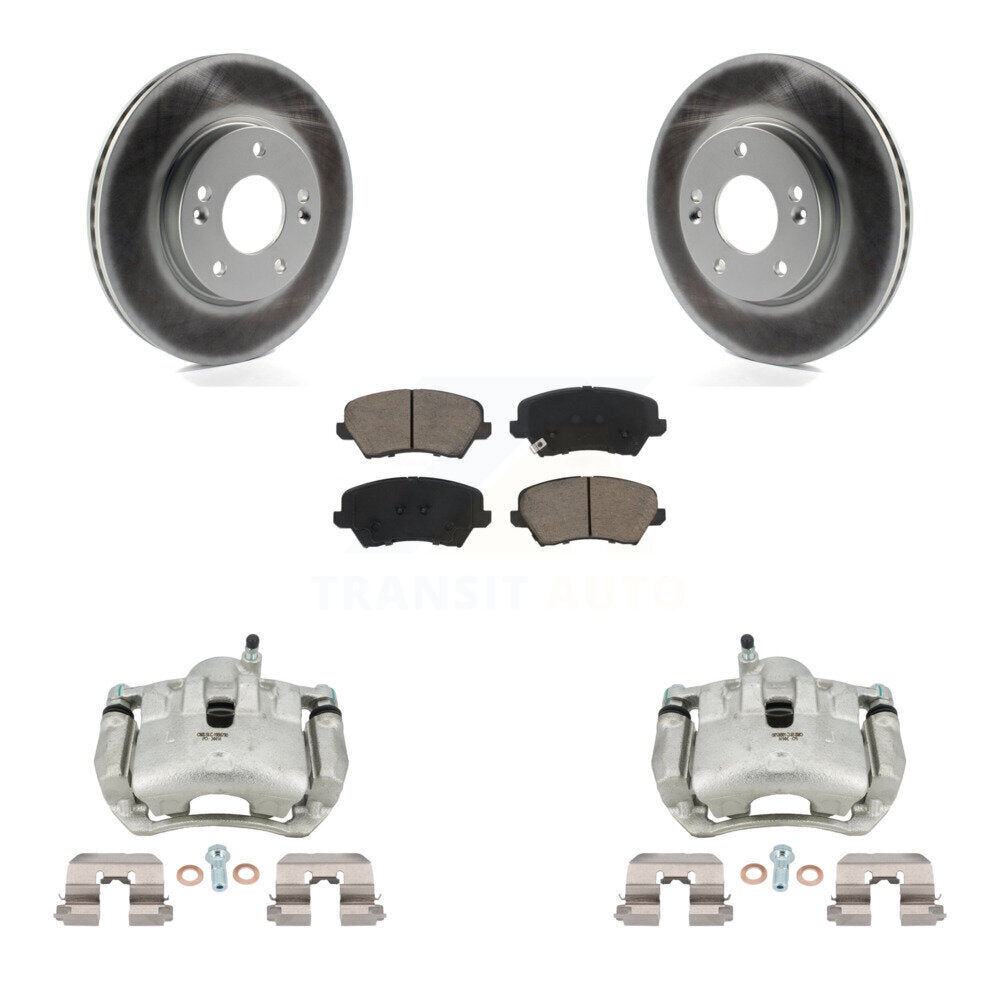 Transit Auto KCG-100553C Disc Brake Kit for 2016-2018 Hyundai Elantra GT, Kia Forte, Kia Forte Koup & more - Front product image