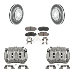Transit Auto KCG-100556P Disc Brake Kit for 2011-2016 Honda Crosstour, Honda CR-V, Honda Accord Crosstour - Front product image